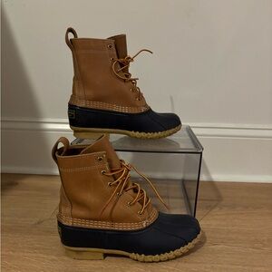 Navy LL Bean Boots